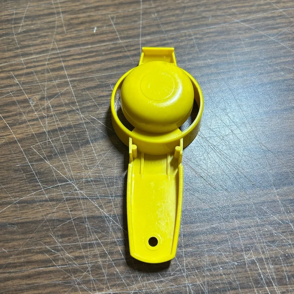 Vintage Tupperware #779 Yolkster Egg Separator Kitchen Gadget Yellow